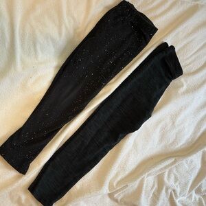 Jumping Beans Black Women's Jeans with Sparkle Detail